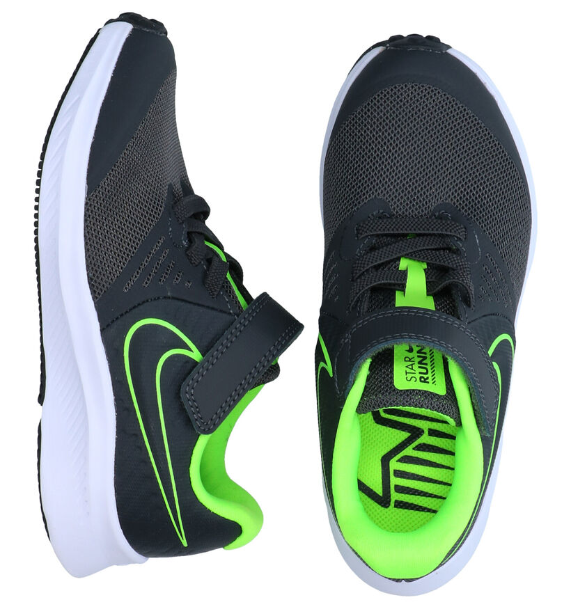 Nike Star Runner 2 Baskets en Noir en textile (277520)