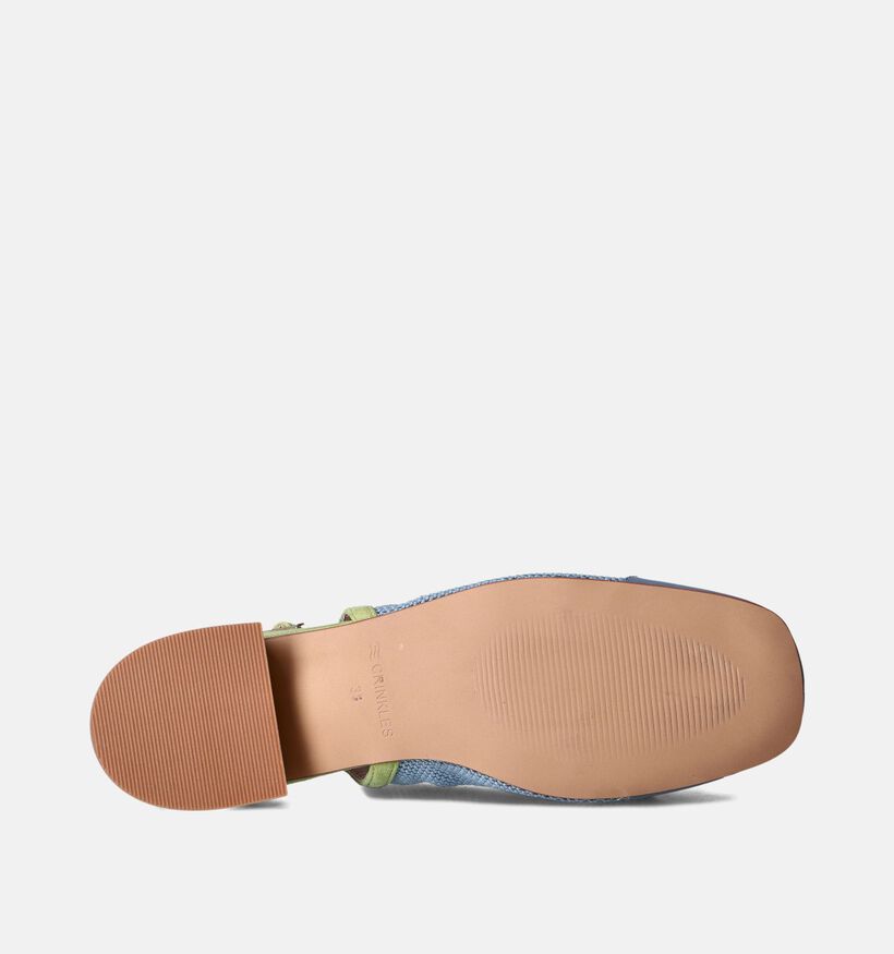 Crinkles Escarpins slingback en Bleu pour femmes (356249)