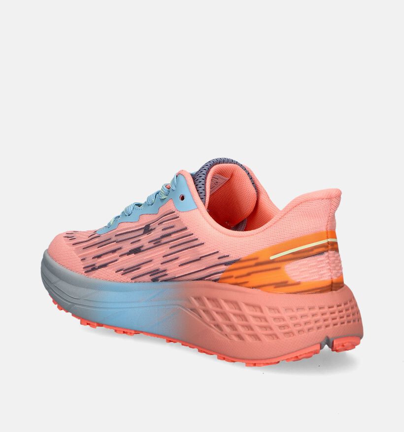 SJ Grip Jaquard Gradient Oranje Sneakers voor dames (345371) - geschikt voor steunzolen