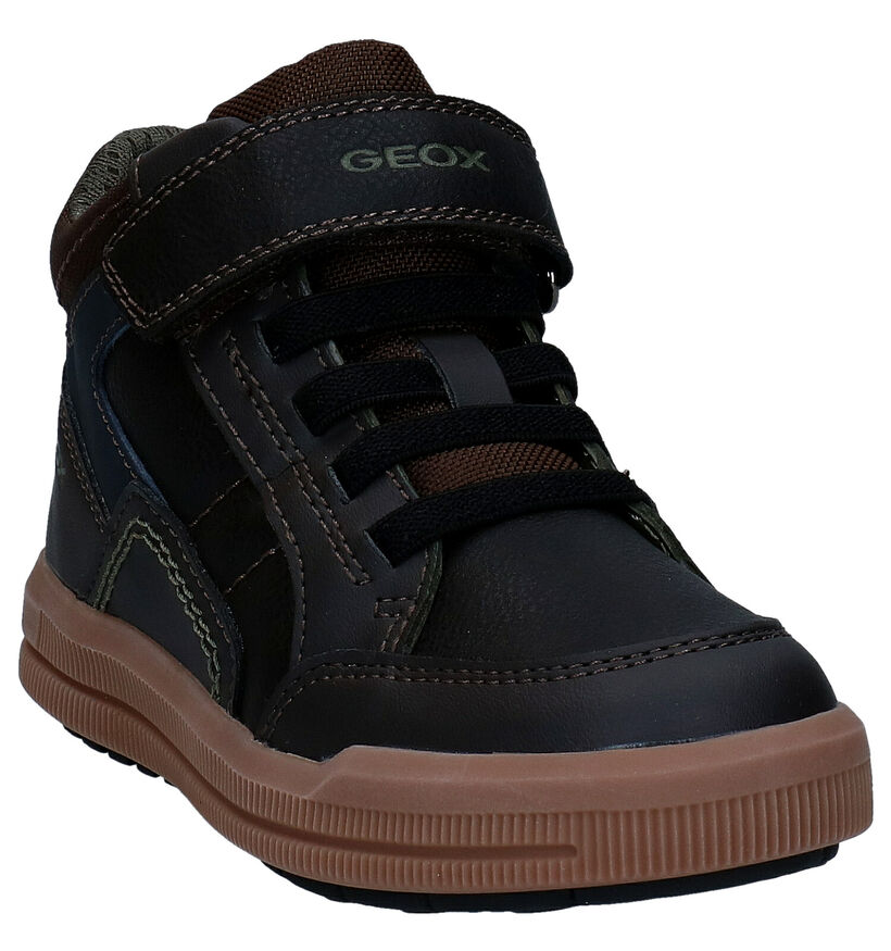 Geox Arzach Baskets en Noir en simili cuir (295084)