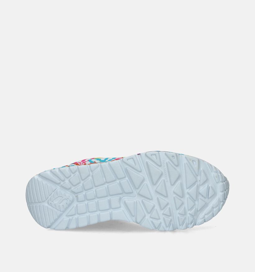 Skechers X Jgoldcrown Uno Lite Witte Sneakers voor meisjes (350338) - geschikt voor steunzolen