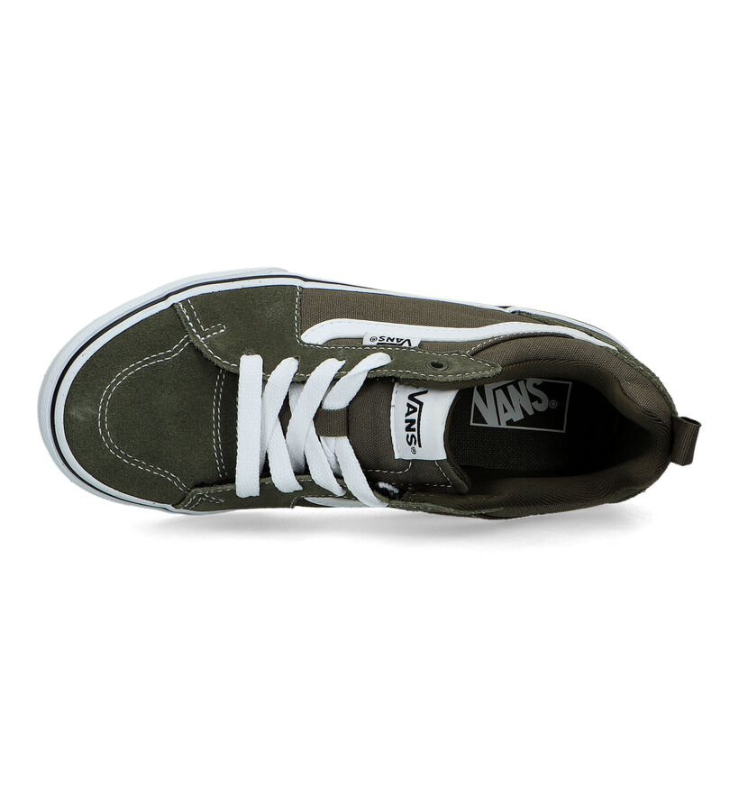 Vans Filmore YT Baskets de skate en Rouge pour filles, garçons (336503)