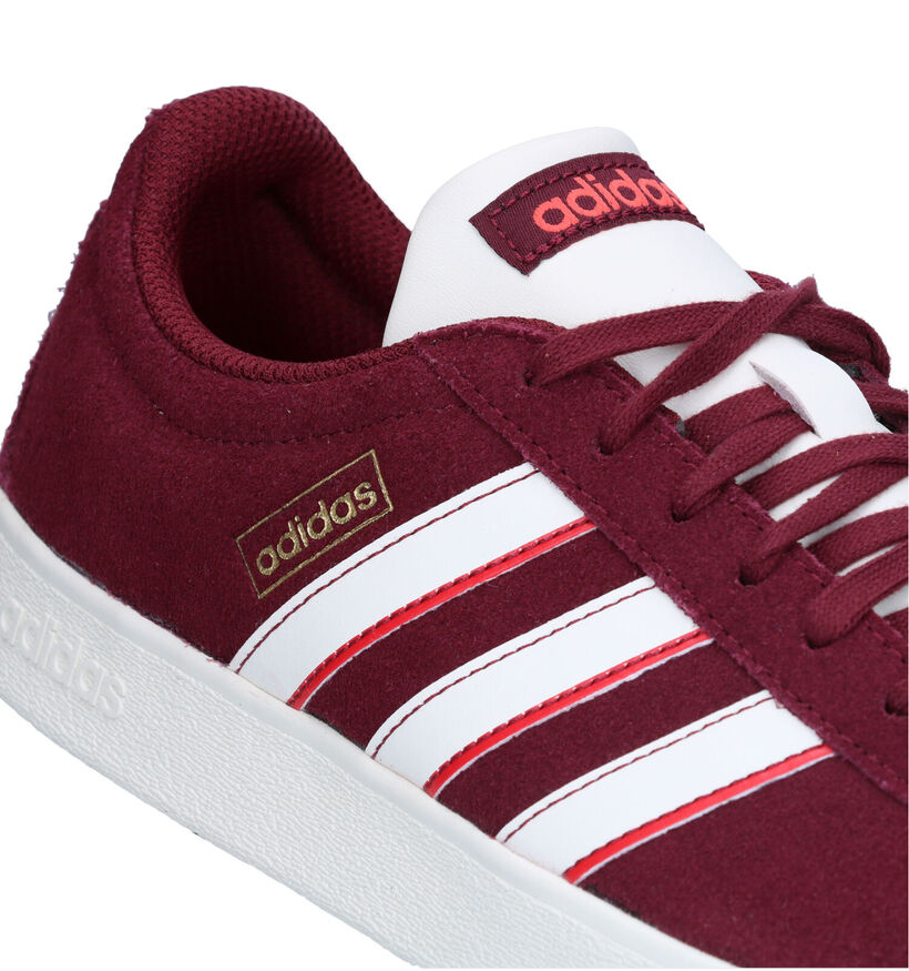 adidas VL Court 2.0 Baskets en Bordeaux pour hommes (326305) - pour semelles orthopédiques