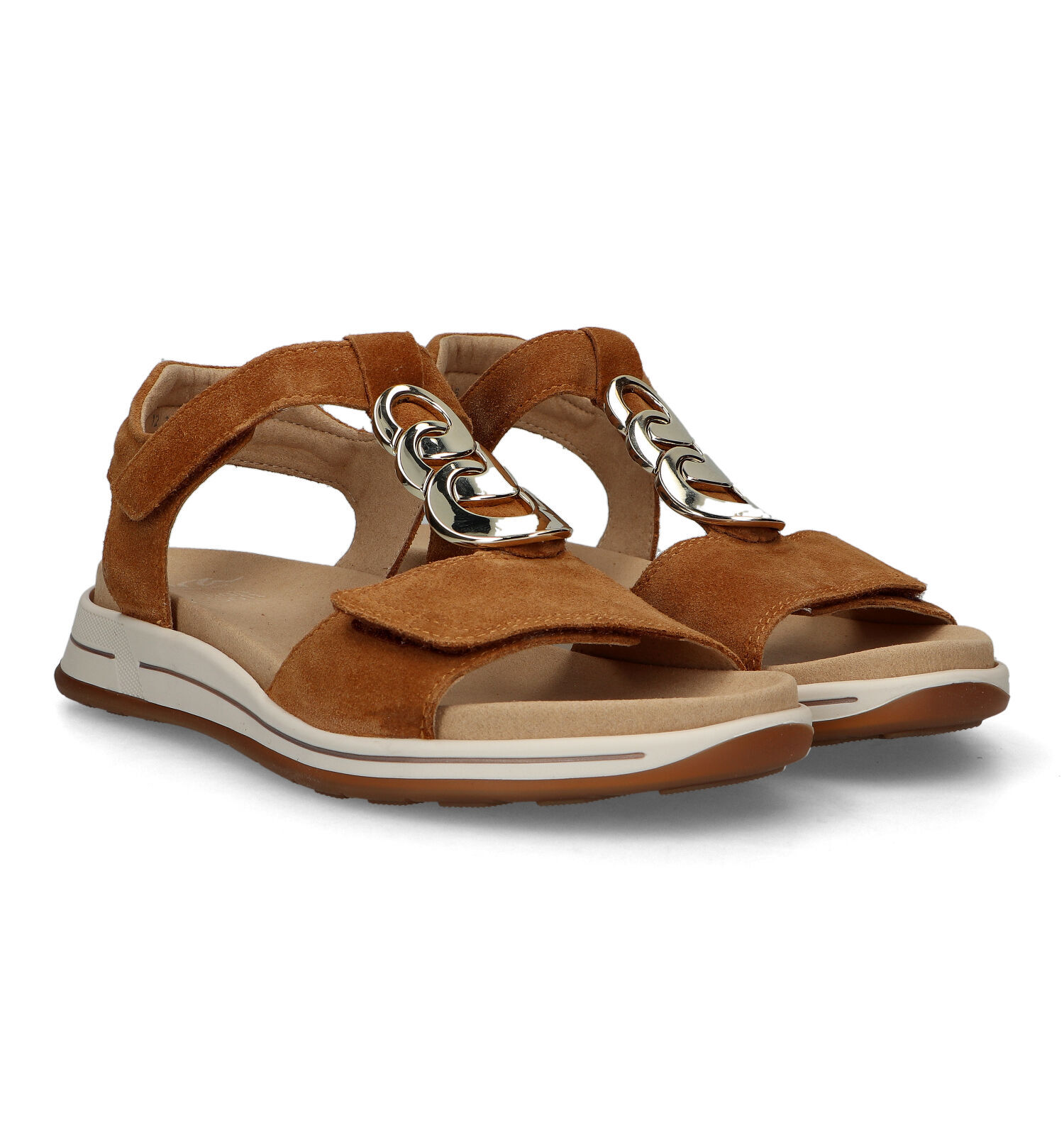Ara Osaka S Cognac Sandalen voor steunzolen Dames Sandalen Online op TORFS.BE