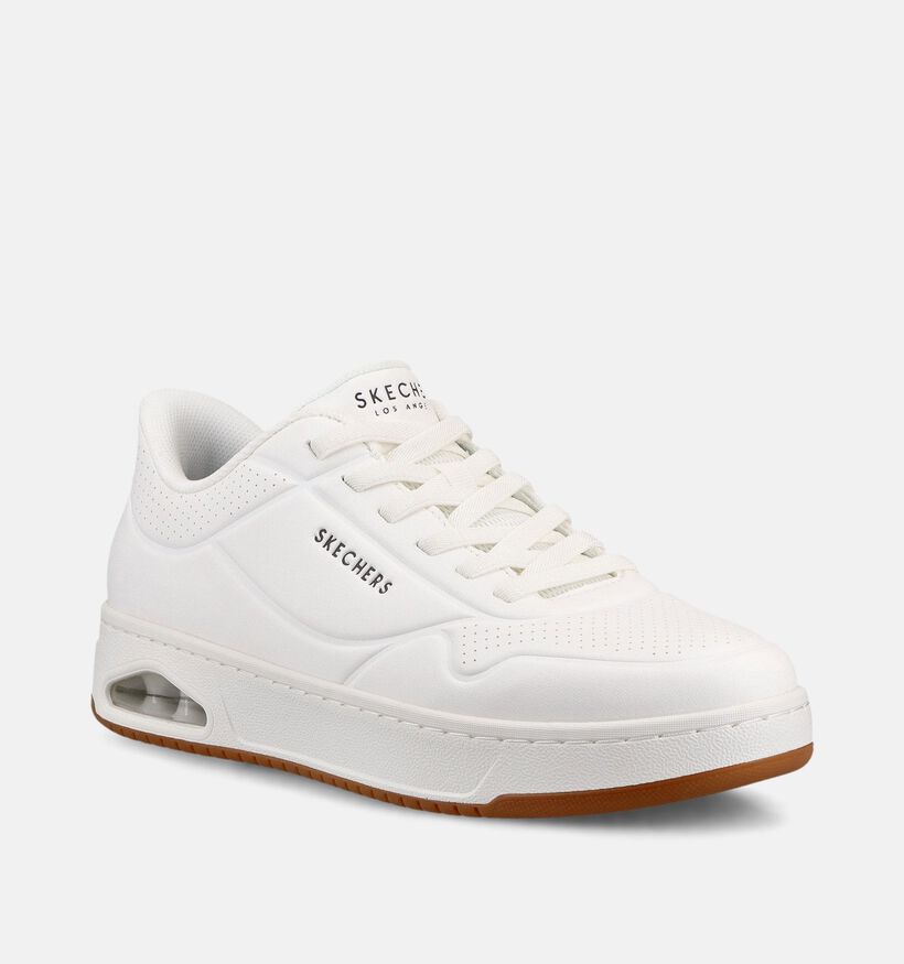 Skechers Slip-ins Uno Baskets en Blanc pour hommes (375643)