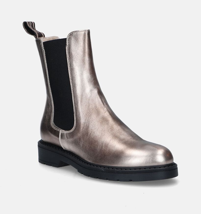 NeroGiardini Bronzen Chelsea boots voor dames (347566) - geschikt voor steunzolen
