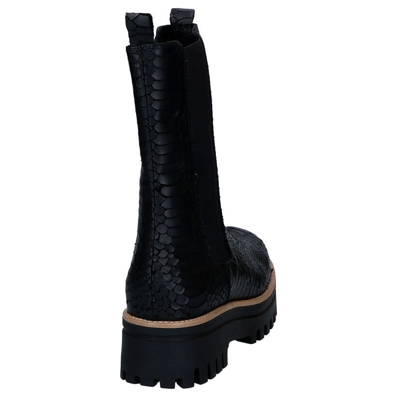 Sweet Lemon Bottines Chelsea en Noir en cuir (300309)
