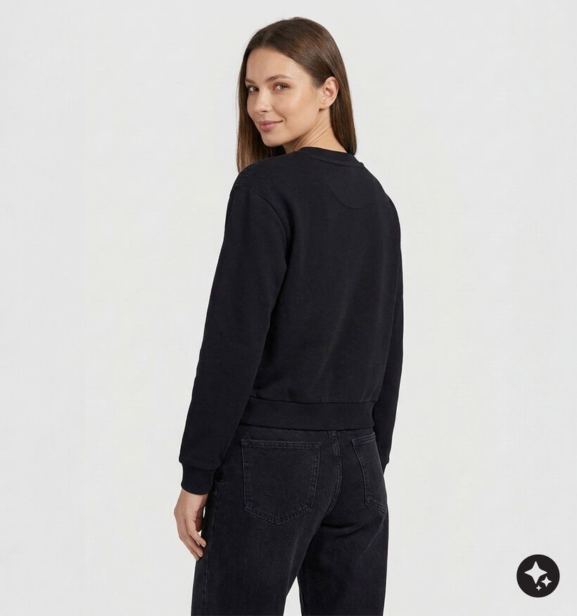 Guess Jet Black Sweatshirt en Noir pour femmes (381043)