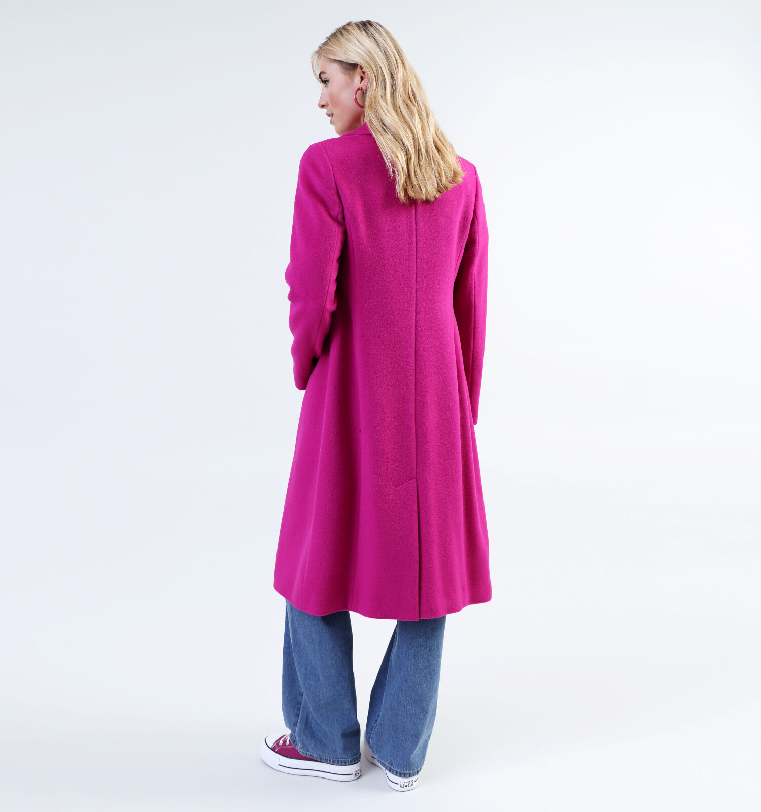 comma Fuchsia Lange jas Dames Jassen Online op TORFS.BE