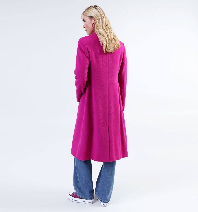 comma Fuchsia Lange jas voor dames (334759)