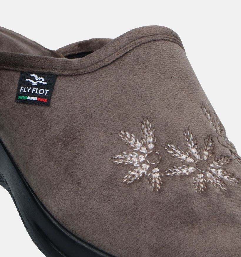 Fly Flot Taupe Pantoffels voor dames (333469)