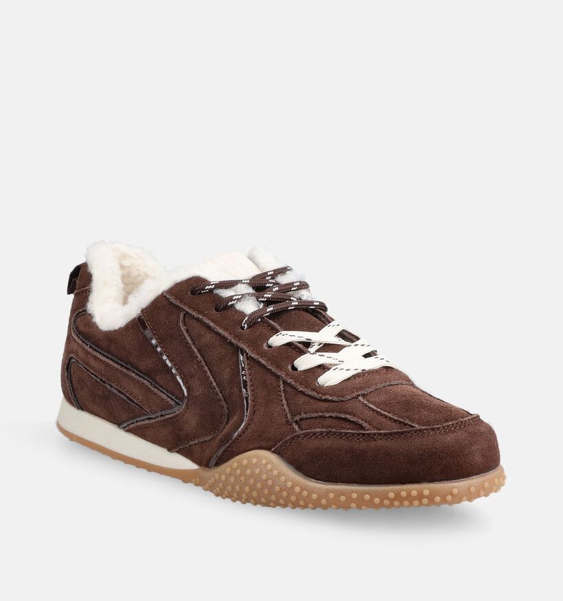 Laurent David Donkerbruine Sneakers voor dames (380979) - geschikt voor steunzolen