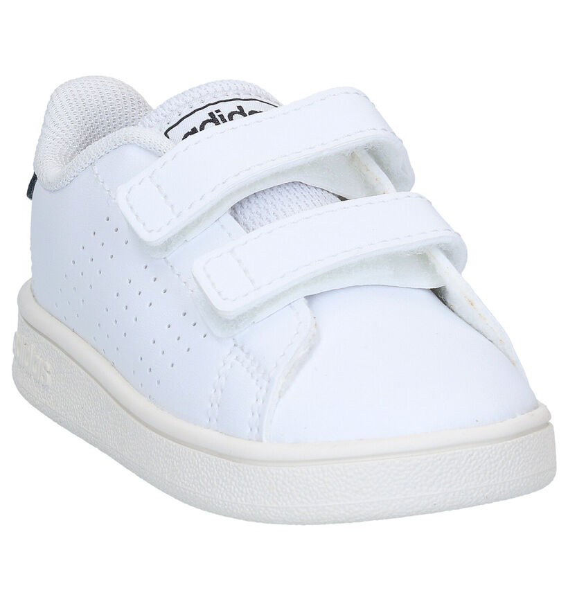 adidas Advantage I Baskets pour bébé en Blanc en simili cuir (284598)