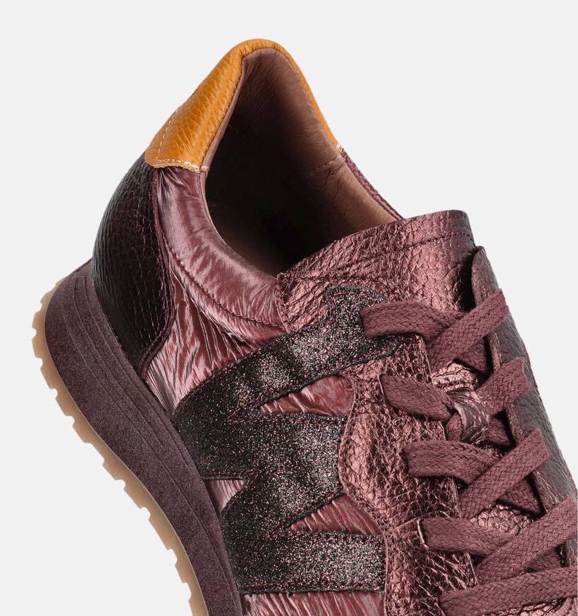 Wonders Bordeaux Sneakers voor dames (381446) - geschikt voor steunzolen