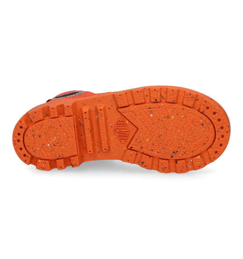 Palladium Pampa Organic K Witte Hoge Sneakers in stof (302714)