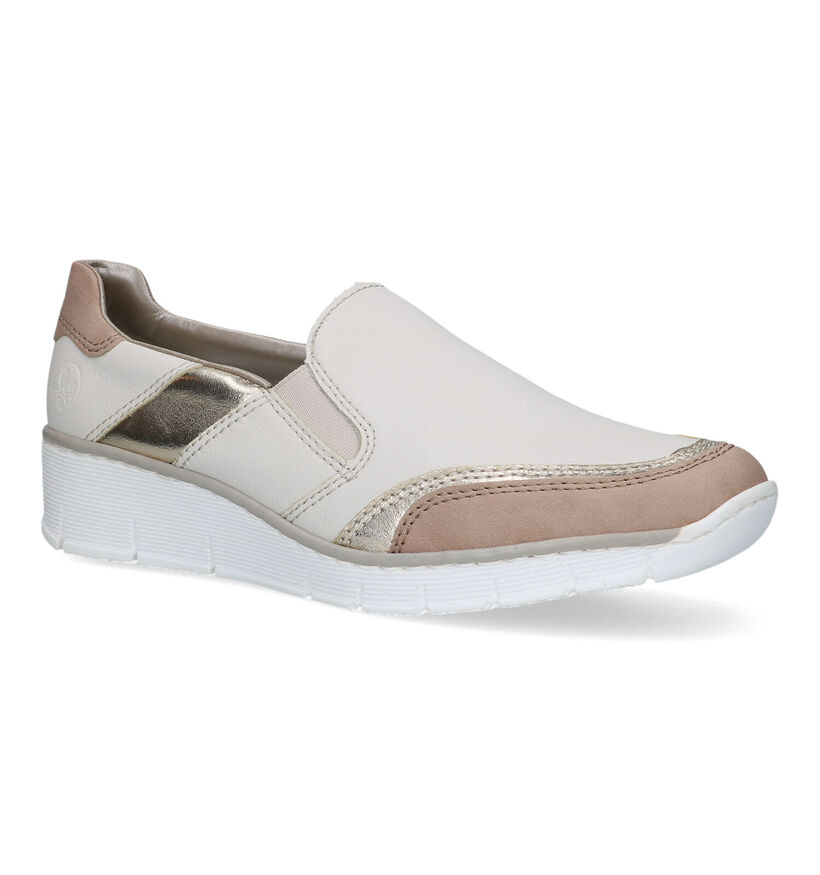 Rieker Chaussures à enfiler en Beige pour femmes (320341)