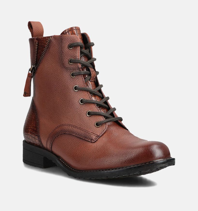 Tamaris Boots à lacets en Cognac pour femmes (362761)