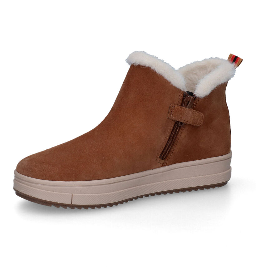 Geox Rebecca Bottines en Naturel en daim (317657)
