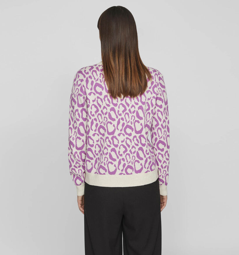 Vila Viril Pull en Mauve pour femmes (337668)