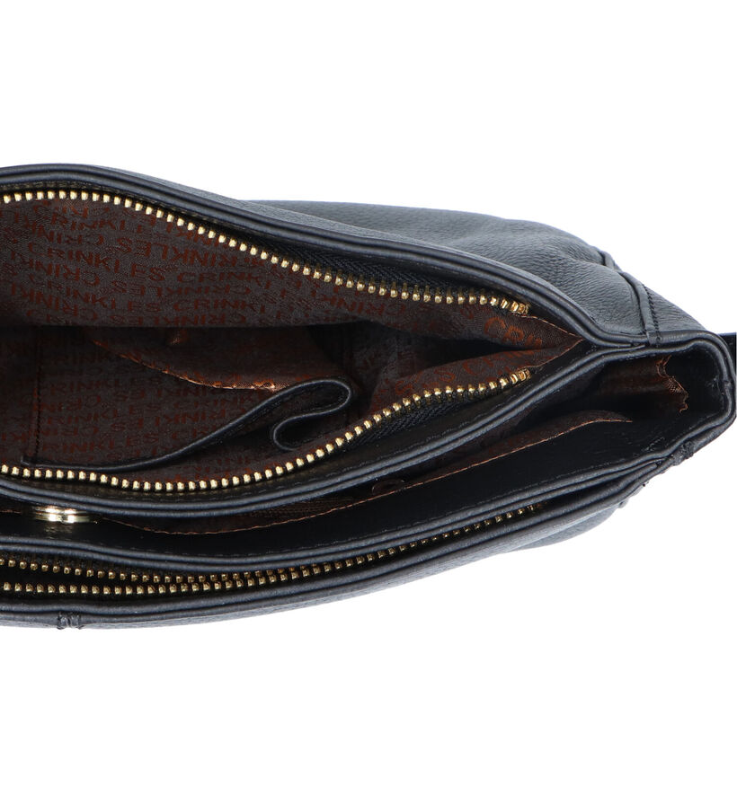 Crinkles Zwarte Crossbody Tas voor dames (317737)