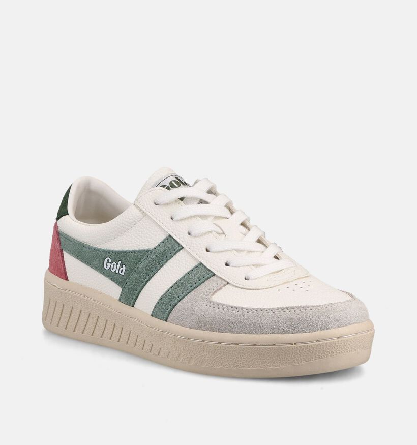 Gola Grandslam Trident Witte Sneakers voor dames (368473) - geschikt voor steunzolen
