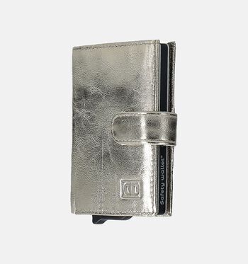 Double-D Portemonnees Goud/Bruin/Zilver