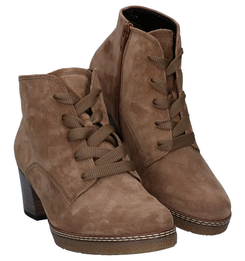 Gabor OptiFit Bordeaux Enkellaarzen in nubuck (282429)