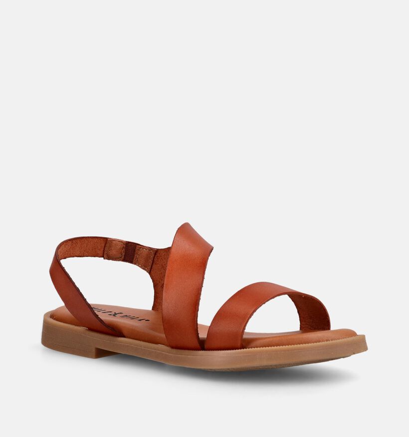 Milo & Mila Cognac Sandalen voor meisjes (372475)