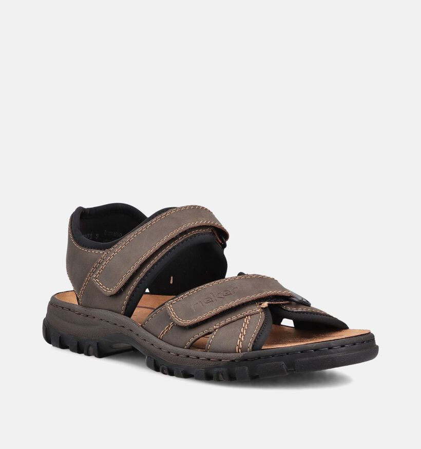 Rieker Bruine Open Sandalen voor heren (370504)