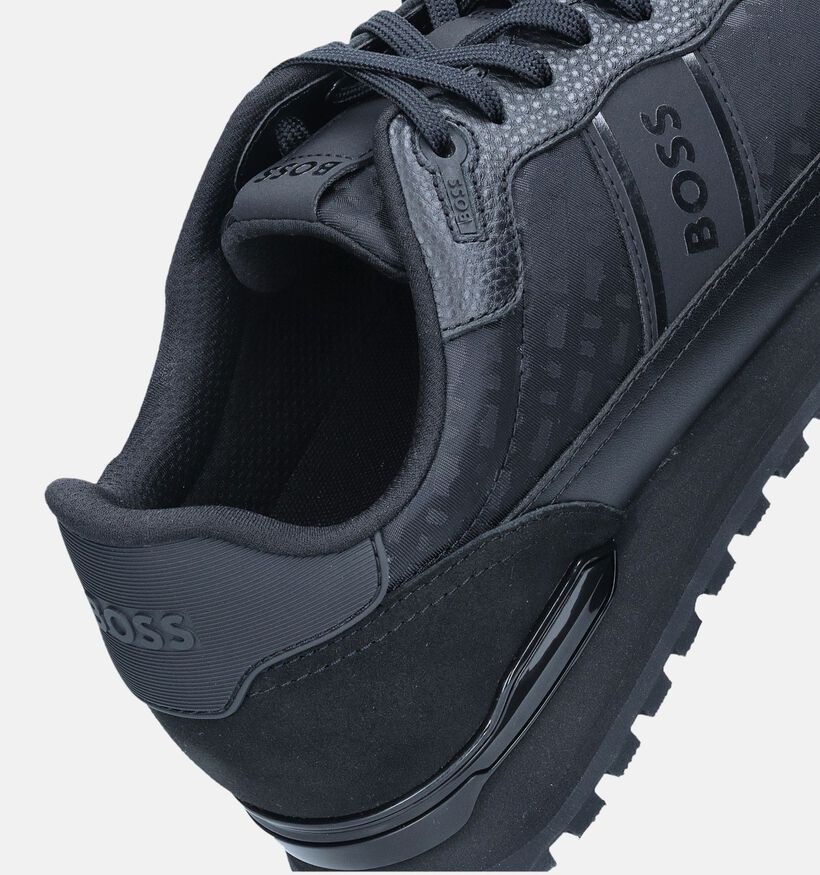BOSS Parkour-L Runn Zwarte Veterschoenen voor heren (346790) - geschikt voor steunzolen