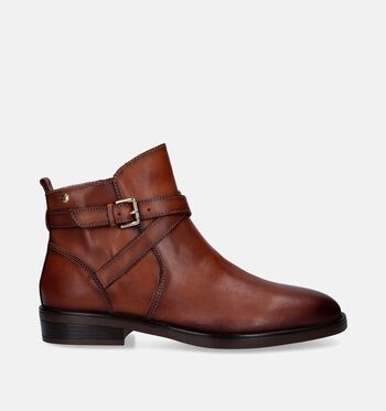 Bottines cognac