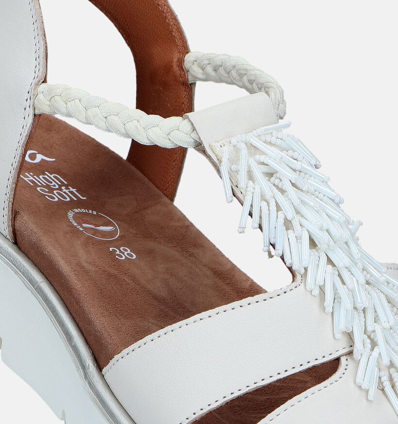 Ara Bilbao-S Witte Sandalen voor dames (338688) - geschikt voor steunzolen