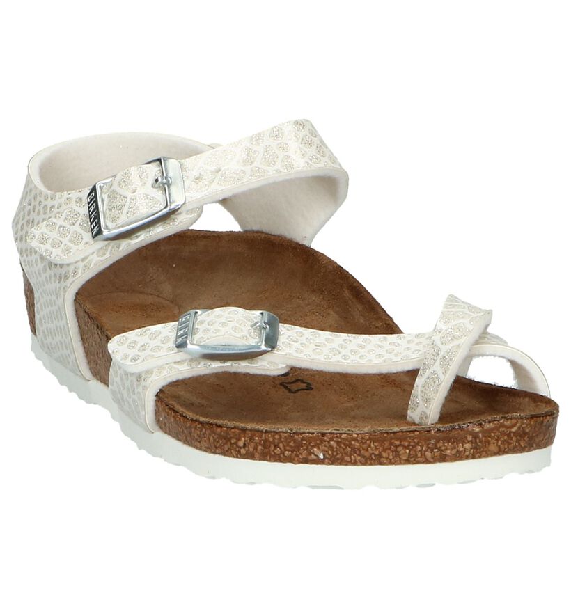 Birkenstock Sandales en Blanc en simili cuir (241925)