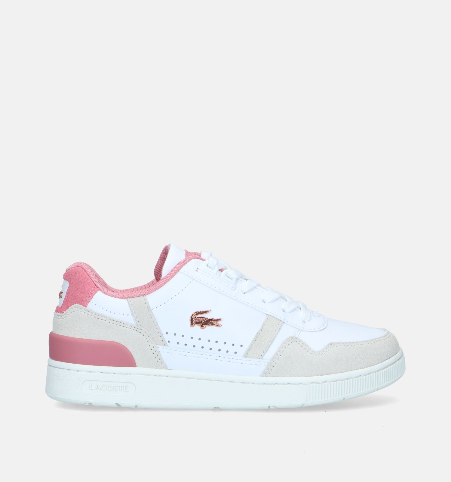 Lacoste T-Clip Witte Sneakers | Dames Sneakers | Online op TORFS.BE