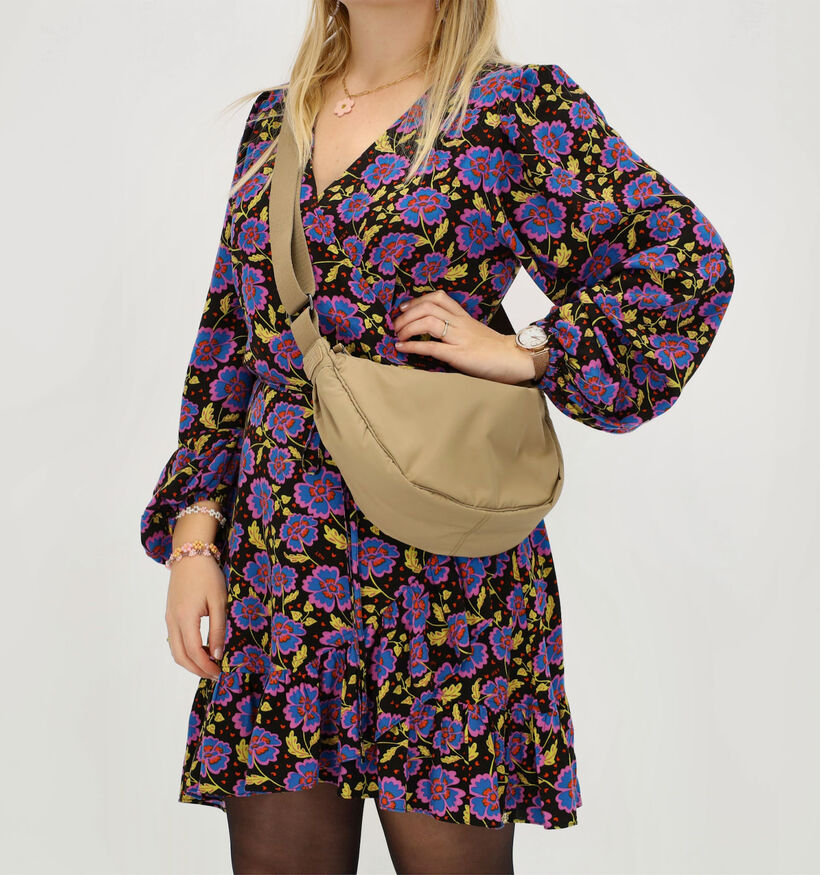 Beagles Sacs port&eacute; crois&eacute; en Taupe pour femmes (379987)