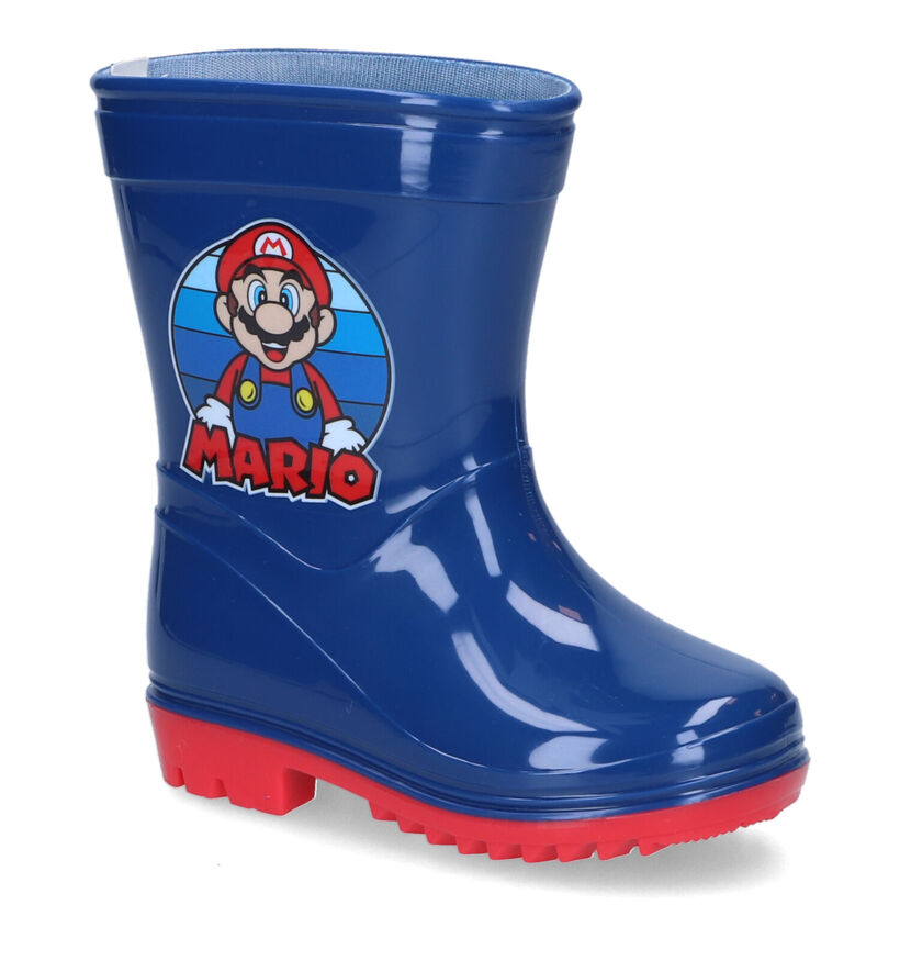 Super Mario Bottes de pluie en Bleu en synthétique (313818)
