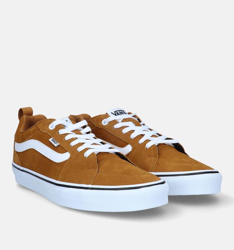 Vans Filmore Baskets de skate en Cognac pour hommes (328141)