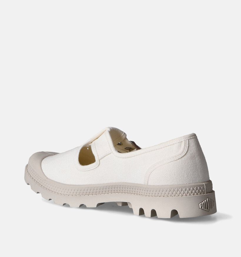 Palladium Pampa M-Jane Chaussures à sangle en Blanc pour femmes (351188)