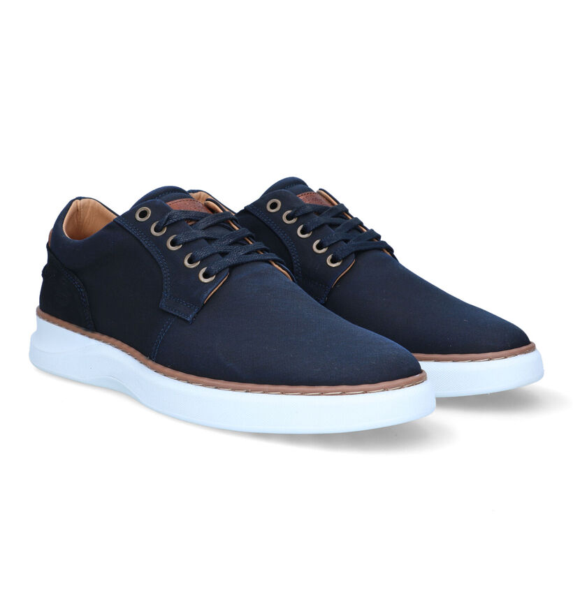 Bullboxer Chaussures à lacets en Bleu pour hommes (323416) - pour semelles orthopédiques