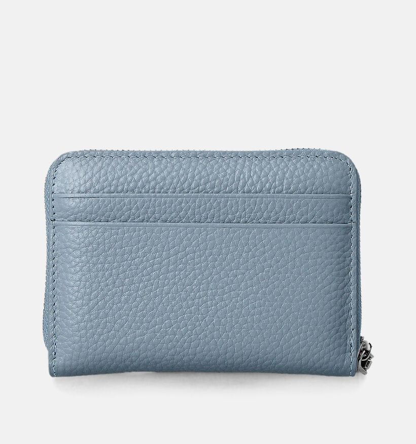 Crinkles Porte-monnaie zippé en Bleu pour femmes (358077)