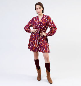 Vila Lina Rode Kaftan jurk (332520)