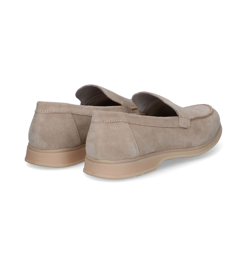 Poelman Lpmandre Beige Mocassins in daim (310336)