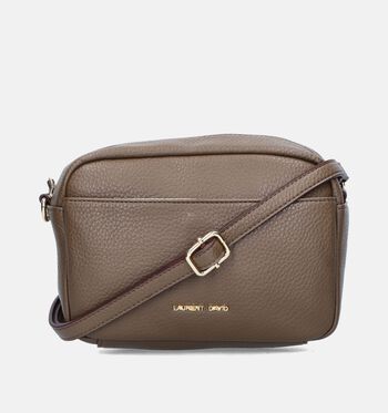 Laurent David Crossbody tassen Cognac/Groen