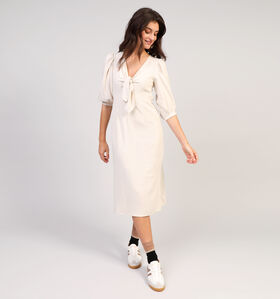 Orfeo Lemma Beige Midi jurk voor dames (358549)
