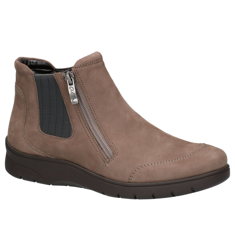 Ara Meran Taupe Hoge Schoenen in nubuck (260840)