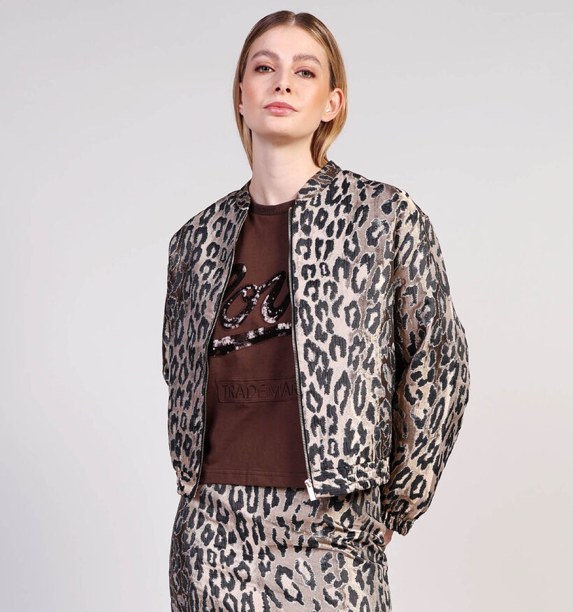 Mexx Leopard Bruine Jas voor dames (362297)