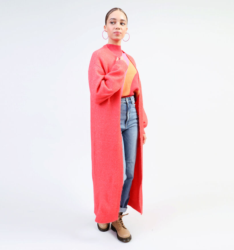 Vero Moda Philine Open Long Cardigan en Bleu pour femmes (335349)