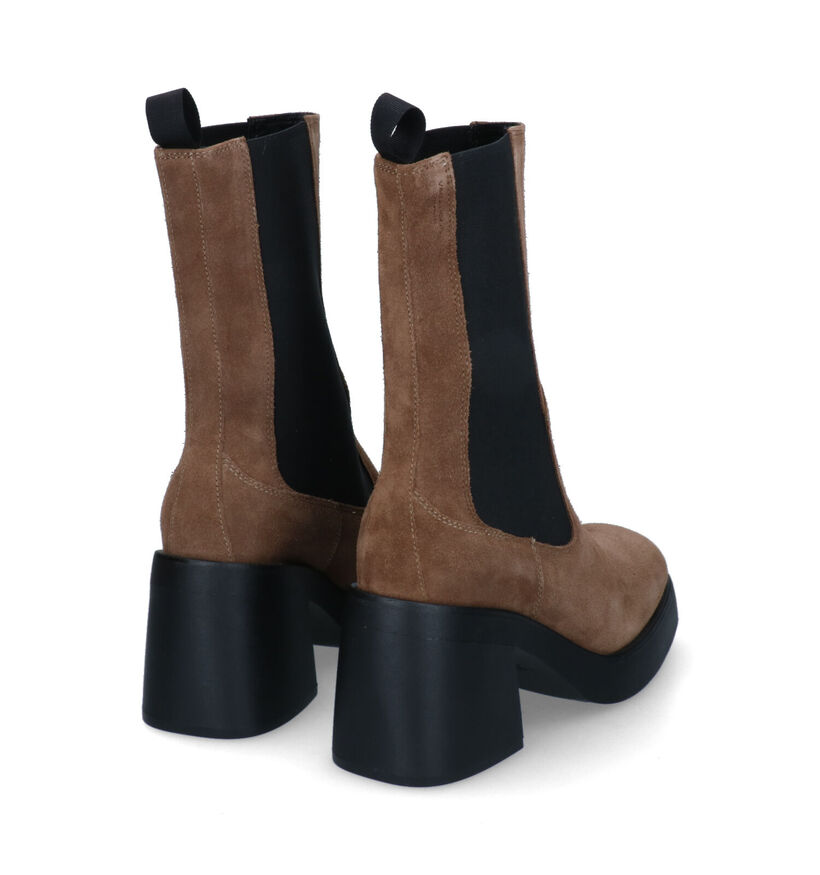 Vagabond Brooke Bottes en Taupe pour femmes (315660)