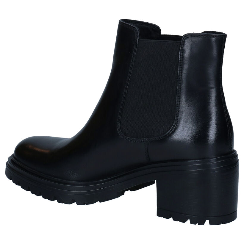 Geox Damiana Zwarte Laarzen in leer (294026)