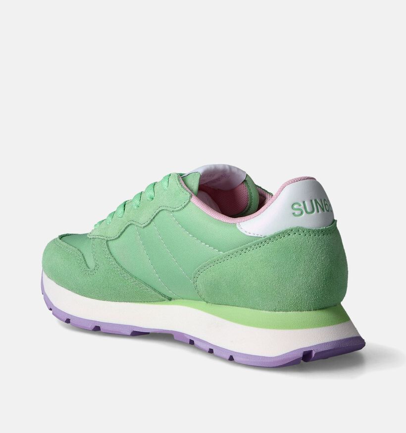 Sun68 Baskets casual en Vert pour femmes (351691) - pour semelles orthopédiques